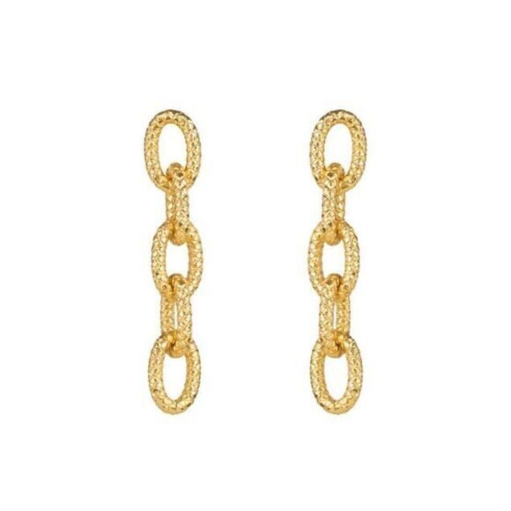 SYLVIA TOLEDANO Gold Link Drop Earrings